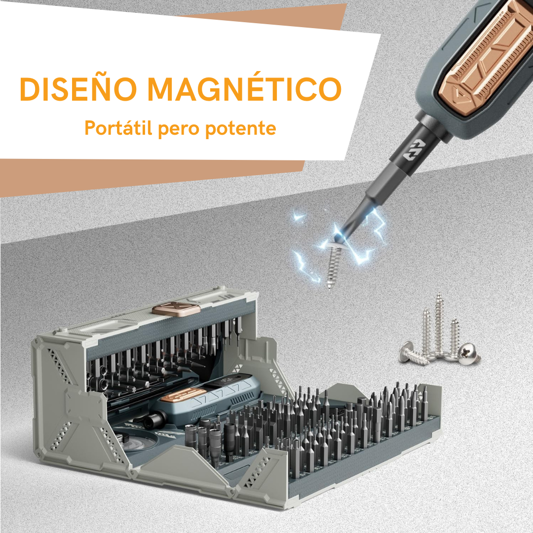 JUEGO DE DESTORNILLADORES | 180 PIEZAS (ENVÍO GRATIS)