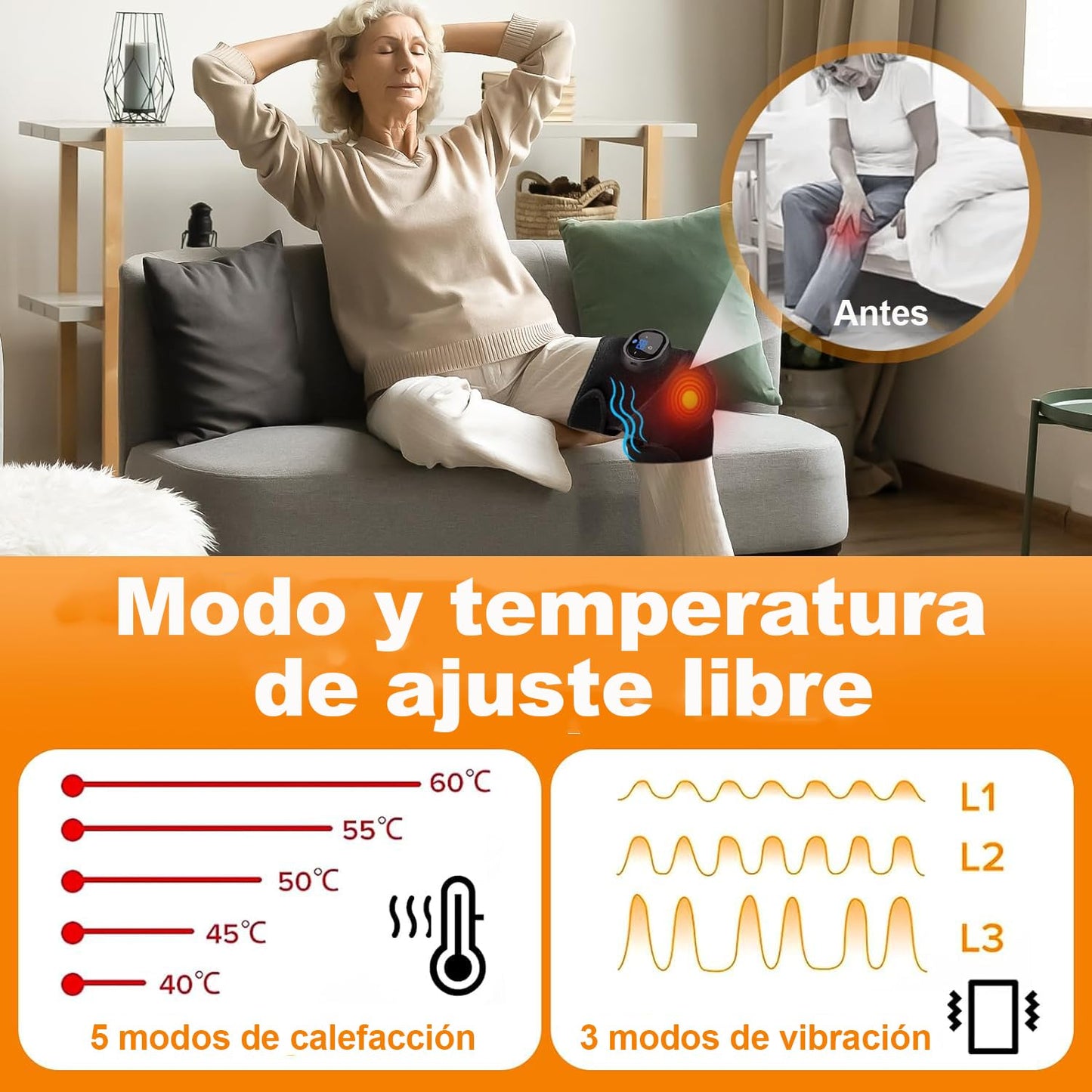 RODILLERA CON CALEFACCION (ENVÍO GRATIS)