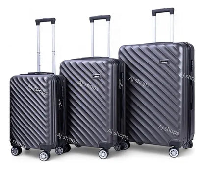 Set De 3 Valijas De Viaje Pmg Premium Resistente Pequeña 10kg y Mediana 23kg y Grande 32kg