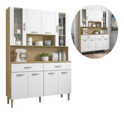 Aparador Kit Cocina Modular Alacena Bajo Mesada! Pintura Uv