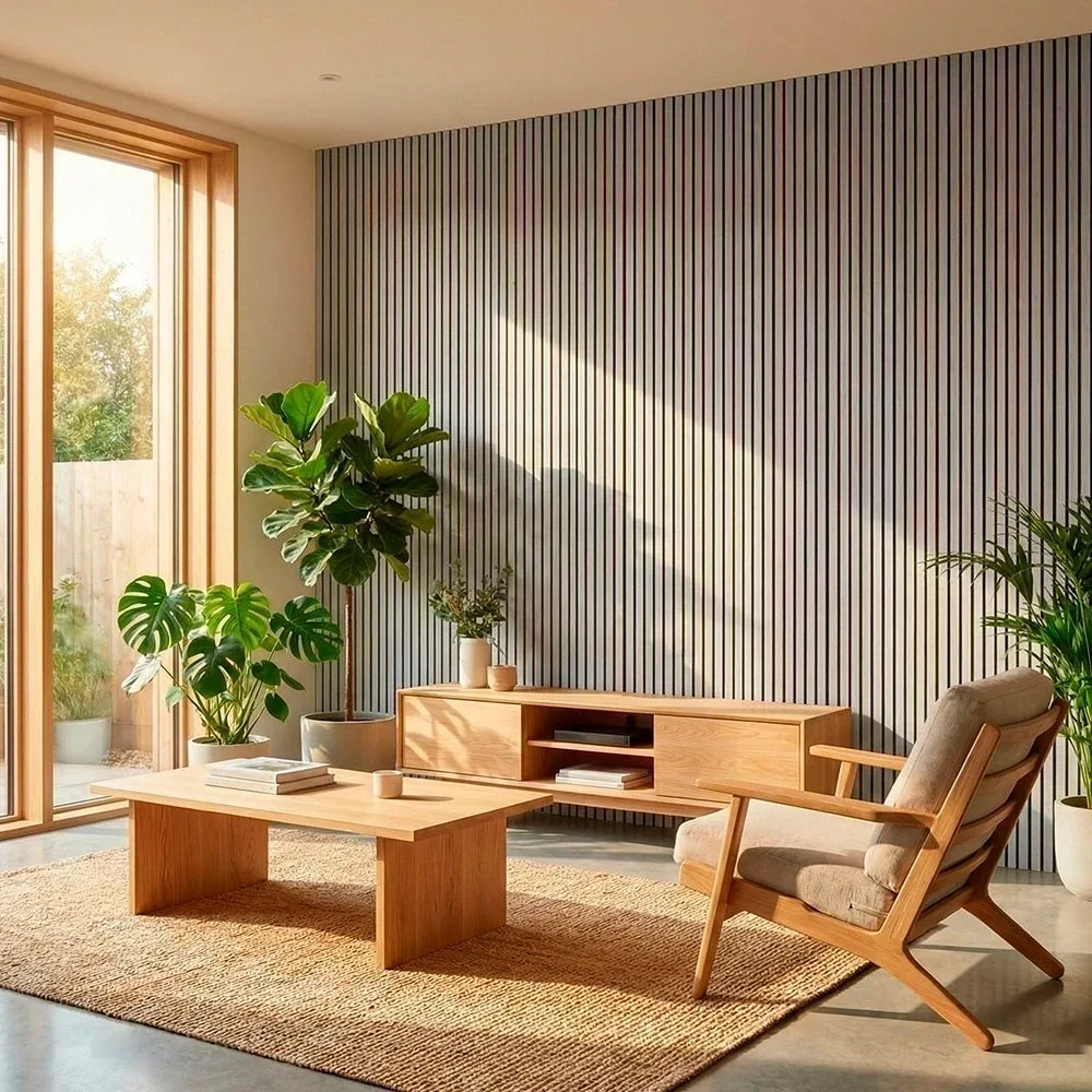 Pannello Acustico in Legno da Parete — Trasforma il Tuo Spazio in Soli 30 Minuti - (270 cm x 110 cm)