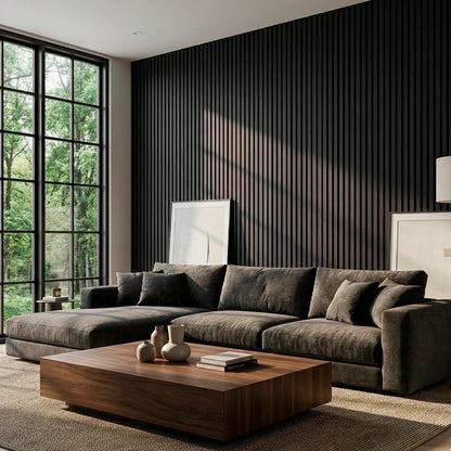 Pannello Acustico in Legno da Parete — Trasforma il Tuo Spazio in Soli 30 Minuti - (270 cm x 110 cm)