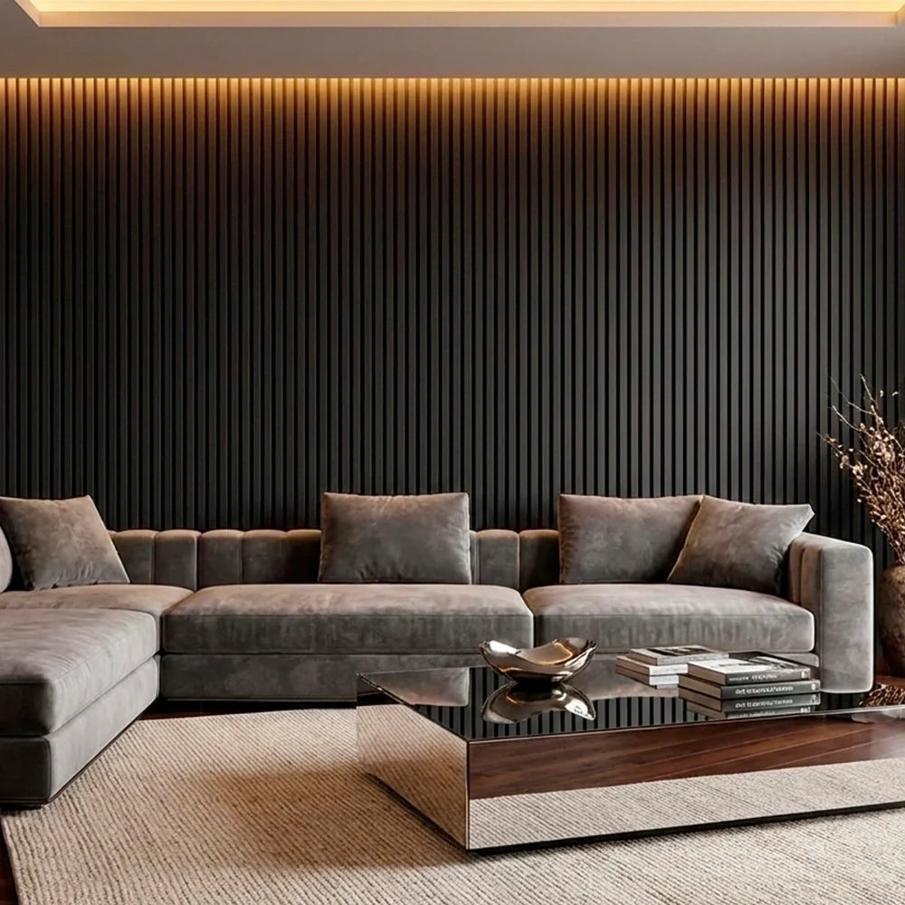 Pannello Acustico in Legno da Parete — Trasforma il Tuo Spazio in Soli 30 Minuti - (270 cm x 110 cm)