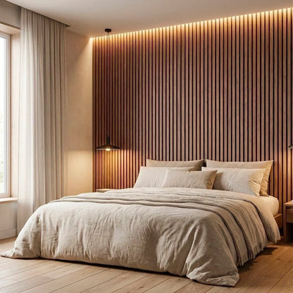 Pannello Acustico in Legno da Parete — Trasforma il Tuo Spazio in Soli 30 Minuti - (270 cm x 110 cm)